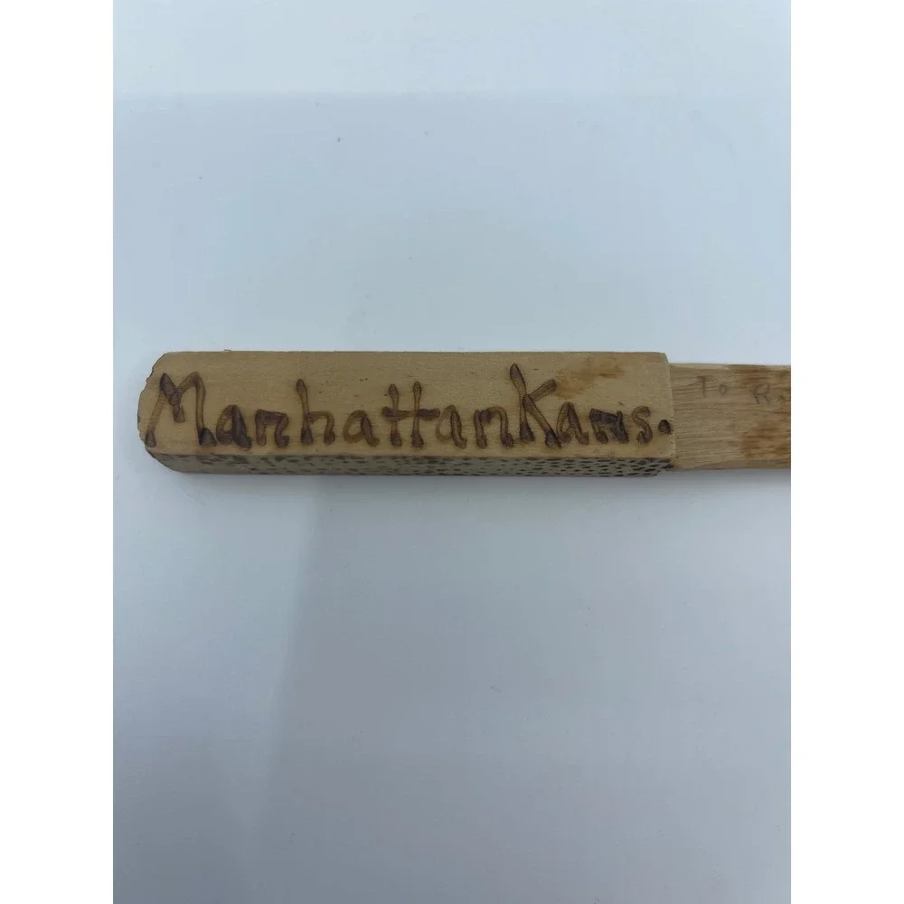 Hand Carved Wooden Letter Opener Garden‎ Marker 
